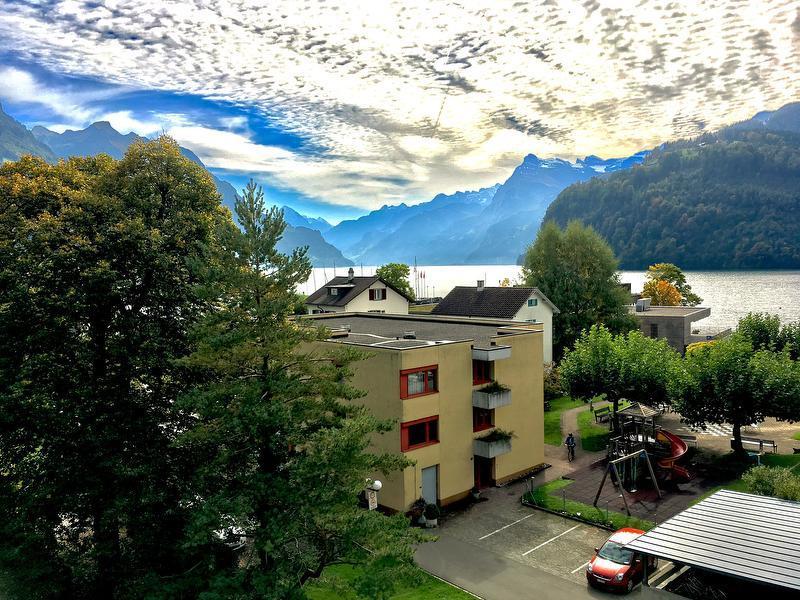 Ferienwohnung Mit Seesicht Brunnen Luaran gambar