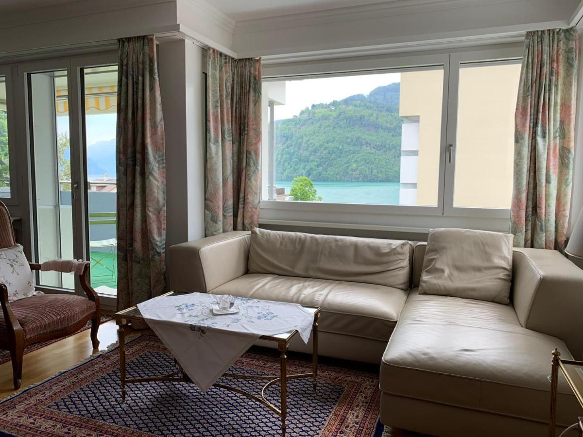 Ferienwohnung Mit Seesicht Brunnen Luaran gambar